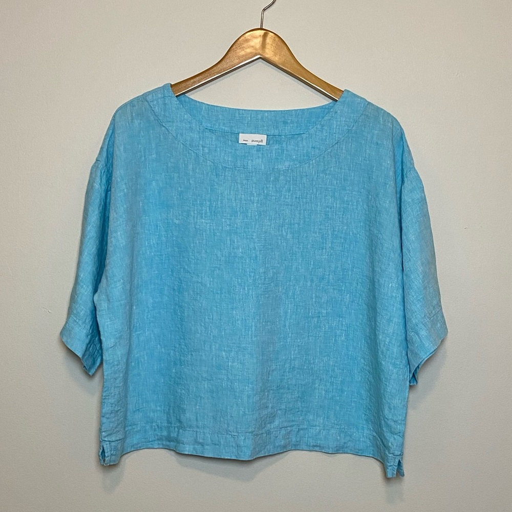 J. Jill  Linen Top Petite size Small